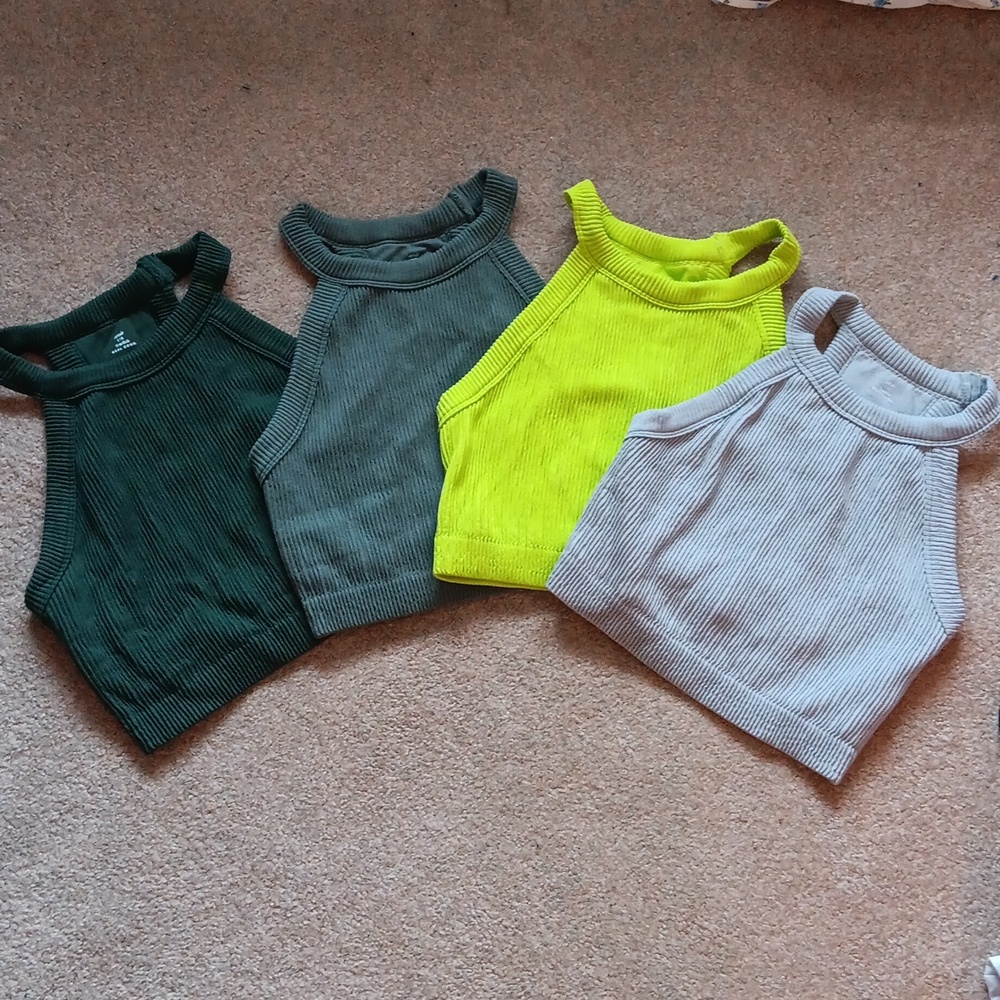 Aerie high neck bra top